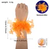 Amazon Cross-Border Halloween Flor de Pulso Fluorescente Festa de Feriado Fantasia Adereço para Foto Crânio Abóbora Pulseira Flor