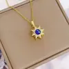 Collar de Girasol Nuevo Amazon Transfronterizo Moda Personalidad Joker Dopamina Barbie Circonita Joyería Al por Mayor
