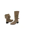 Botas largas de estilo western cowboy para mujer, con tacón grueso, punta cuadrada francesa, nuevas botas de tubo alto apiladas para otoño e invierno 2026