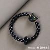 Pulsera de cuentas multi-tesoro estilo nacional Caña de Bambú seis palabras lema pulsera rosario para niños diseño de nicho femenino círculo único joyería para parejas