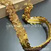 Accesorios de ropa coloridos elásticos con lentejuelas hechos a mano para decoración de ropa de actuación en escenario encaje elástico