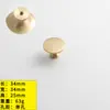 Maçaneta de Porta de Latão, Maçaneta Simples para Porta de Armário, Maçaneta para Porta de Gaveta de Guarda-Roupa, Maçaneta de Cobre Dourado de Luxo Leve Nórdico