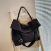 Bolso Tote Minimalista de Color Puro Estilo Coreano, Diseño de Nicho para Mujer, Bolso Cruzado Casual Ligero de Gran Capacidad para el Trabajo