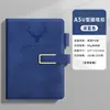 Caderno A5 Personalizado com Design de Cabeça de Veado, Caderno de Reunião em Couro Macio, Diário Estudantil Espesso