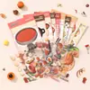 Coleção de Adesivos Paisagismo de Comida Xinmo Mini Comida Cena em Miniatura Livreto 3D Material Adesivo Suporta Dropshipping