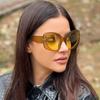 Nuevas gafas de sol elegantes ojo de gato para mujer transfronterizas Europa y Estados Unidos ins populares gafas de sol de moda gafas de sol avanzadas con protección solar