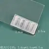 Molde para Manicura de Alta Transparencia Nueva Colección Punk Corazón Cromado Cruz DIY Uñas Portables Accesorios para Uñas Herramientas