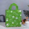 Bolsa de Tela con Estampado de Huella de Perro de Dibujos Animados Colorida Bolsa para Regalo de Fiesta Cumpleaños Bolsita de Dulces No Tejida al por Mayor Bolsa para Dulces de Halloween