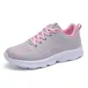Sapatos de Corrida Leves de Malha Respirável Confortáveis Casuais para Mulheres, Tamanho Grande, Tecido Voador, Bico Redondo, Coleção Primavera e Outono Transfronteiriça