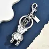 Ventas Directas de Fábrica de Llaveros de Oso de Gama Alta con Textura Metálica, Accesorios Exquisitos, Artículos de Estilo Lujo Sencillo y Ligero
