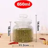 Potes de Vidro Selados Atacado, Potes Transparentes para Conservas, Potes Espessados para Conservas Domésticas de Cozinha, Potes para Armazenamento de Grãos