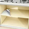 Pegatinas para gabinetes con tacto de piel, impermeables y a prueba de aceite, autoadhesivas, para gabinetes y cajones de cocina, papel de base interior a prueba de humedad, película para renovación de muebles