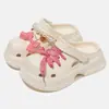 Zapatos de Agujeros de Herradura de Dibujos Animados Anime de Moda para Chicas Sandalias Cómodas de Suela Gruesa de Moda Nueva para Primavera y Verano Versátiles