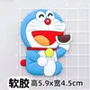 Jingle Sentado Desenho Animado Sentado e Rindo Gato Jingle Copo de Dente Copo de Água Patch Espessado 3D Gato Azul Gordo Azul Caixa de Armazenamento