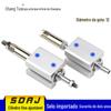SDAJ12x50x25x100x150x125x200-50-30-20-10-sB Tipo Airtac Ajustável