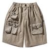 Marca da Moda Roupa Masculina Marca da Moda Shorts Cinco Pontos Masculino 2025 Verão Nova Calça Solta plus size Shorts Workwear Masculino