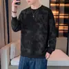 Sudadera Talla Grande M-8XL Diseño de Línea 3D Sudadera con Estampado Nuevo 2026 Hombre Otoño Talla Grande Holgada