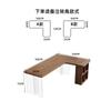 Escritorio de Esquina de Madera Maciza Escritorio para Computadora en Forma de L para Dormitorio en Casa Escritorio de Esquina Simple Moderno Escritorio de Escritura para Estudiantes