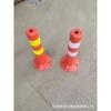 Columna de advertencia de plástico barrera anticolisión pila de carretera de aislamiento fija aislamiento de carretera Seguridad pilar reflectante rojo y blanco venta caliente