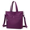 Bolso de mano de color liso, bolso de hombro de nailon para mujer, bolso de viaje, bolso de nuevo estilo, bolso de gran capacidad, bolso de mano con textura para mujer