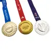Medalhas Metálicas Personalizadas em Ouro, Prata e Bronze com Pintura em Relevo e Gravação para Eventos Corporativos, Prêmios de Campus e Placas de Honra, Feitas Sob Encomenda a Partir da Sua Arte