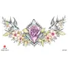 Adesivo de Peito Adesivo de Tatuagem Adesivo de Tatuagem Cabeça de Dragão Flor Adesivo de Tatuagem Impermeável Adesivo de Tatuagem Asas Flor Simples em Inglês Adesivo de Tatuagem Personalizado