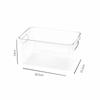 Caja de Almacenamiento para Refrigerador de Cocina para Verduras Congelación Conservación Hermética Caja de Almacenamiento de Plástico Caja para Conservación de Alimentos Caja de Almacenamiento Transparente