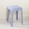 Banco de Plástico con Superficie Suave de PU, Apilable, Adecuado para Salones de Belleza, Manicura, Cambiarse de Zapatos, Uso Doméstico, Restaurante, Hacer Fila y Esperar Comidas