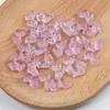 Cuentas de Mariposa Transparentes con Gradiente Glaseado Chapado en Color, Cuentas Lindas con Agujero de Forma Especial, Accesorios de Joyería con Cuentas para Cadena de Teléfono Móvil DIY