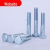 Parafuso sextavado externo galvanizado grau 8.8 GB5782 dente parcial M12 * 50/55/60/65-150mm parafuso sextavado externo