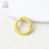 20/25mm color caramelo pintura garra de gato hebilla de resorte gota de aceite accesorios de joyería anillo de dibujos animados anillo de conexión hebilla de mochila redondo