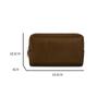 Paquete de Energía para Laptop Bolsa de Cosméticos Piel de Oveja Sudafricana Cuero de Microfibra Batería Portátil Cable de Datos Unidad USB Batería, Etc.