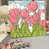 Pintura acrílica dibujos animados infantiles hecho a mano diy pintura al óleo digital pintura al óleo al por mayor verano graffiti decoración para colorear pintura para colgar
