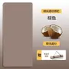 Tapete de Yoga PU Sólido Alto Tapete de Borracha Natural Profissional Antiderrapante Doméstico Tapete Absorvente de Choque Alargado 80cm Tapete de Fitness Casca de Coco