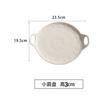 Plato llano de estilo europeo para el hogar, plato para pizza, plato para bistec, plato para pasta, plato para ensalada binaural, dim sum, plato occidental, vajilla de cerámica