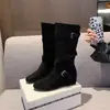 Nuevas botas altas 2026, botas versátiles para mujer, botas de equitación con hebilla de cinturón, acabado mate, estilo coreano, adecuadas para usar en exteriores, efecto adelgazante, colección de otoño
