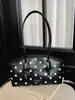Bolsa Feminina de Axila 2026 Novo Estilo Tendência Verão Popular Moda Super Quente Bolinhas Bolsa de Ombro Único Trabalho Deslocamento Bolsa Grande