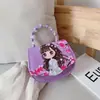 Bolso de Mano con Cuentas de Dibujos Animados para Niñas de Moda 2022 Lindo Bolso Cruzado de Hombro de Princesa Bolso de Accesorios para Niños