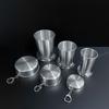 Vaso de Agua Plegable Telescópico de Acero Inoxidable para Viajes al Aire Libre y Viajes de Negocios, Vaso de Agua Creativo Portátil, Vaso de Acero Inoxidable para Exteriores con Función de Drenaje