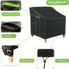 Fundas para sillas de patio Amazon transfronterizas, impermeables y resistentes al sol, fundas para sillas de jardín de alta resistencia, fundas impermeables para muebles de exterior
