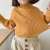 [em estoque crianças outono e inverno nova versão coreana de suéter de base elástica de gola alta para meninos e meninas pulôver de lã fina para bebês