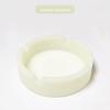 Cinzeiro de Silicone Pronto de Fábrica com Efeito Luminoso, Resistente a Altas Temperaturas, Antiderrapante, Formato Redondo, para Uso Doméstico e em Bares