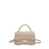 Nova Bolsa Lisa Versátil Estilo Ins Bolsa Quadrada Pequena Elegante Retro Bolsa Transversal Casual com Personalidade para o Dia a Dia