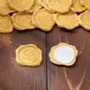 Série de Ano Novo Logotipo Personalizado Folha de Cera Personalizada Selo de Selagem com Tinta de Fogo Adesivo Selador de Envelope Etiqueta de Cera de Tinta de Fogo Fábrica Atacado