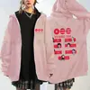 Moletom com Zíper e Capuz Tendência Estilo Coreano Bts, Cardigan Casual Unisex de Caimento Solto, Roupa Casual de Apoio aos Fãs