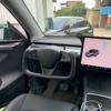 Adequado para Volante Yoke Modificado da Tesla Model 3/Y Interior Atualizado Volante Aquecido Personalizado