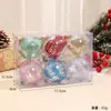 Bolas de Lâmpada para Árvore de Natal Transfronteiriças, Enfeites Coloridos com Formatos Inovadores para Pendurar, Novas Bolas de Natal para Vitrines, Atacado