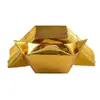 Lingotes de Papel Dourado e Prateado Semi-Acabados no Atacado para o Festival Qingming, Caixa Fechada de Lingotes de Papel Sacrificial com Cantos Arredondados Espessados nas Cores Dourado e Prateado