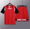 Traje de baloncesto personalizado para mujer, traje de verano falso de dos piezas de manga corta para niñas, camiseta de baloncesto, uniforme de equipo de entrenamiento de competición deportiva para estudiantes