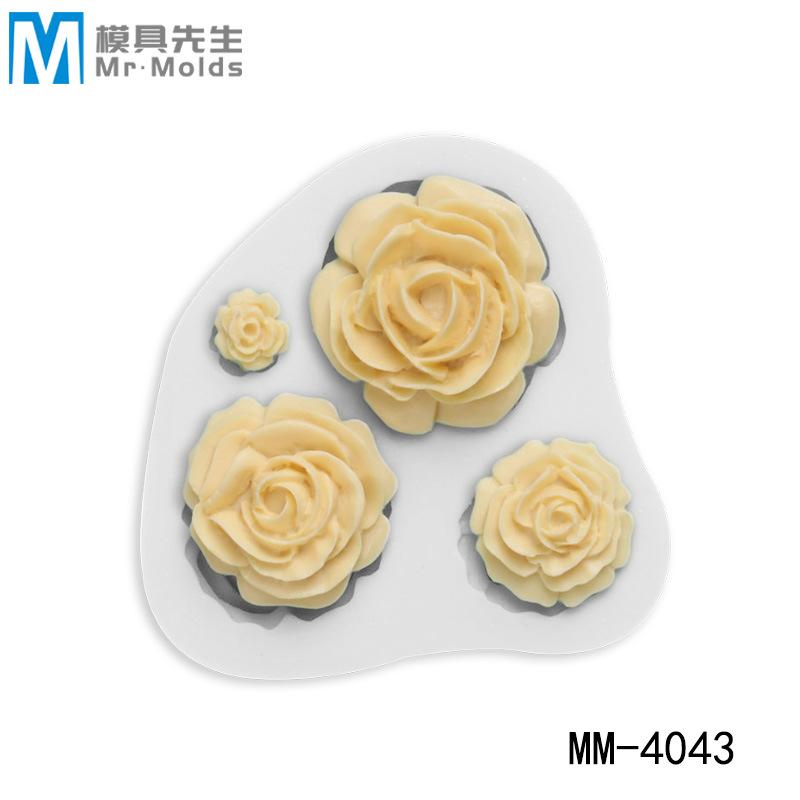 ES-4043 Flowers Fondant Mould